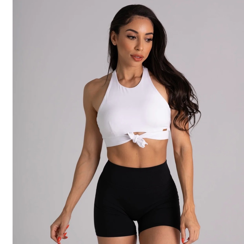 Amazonia White Sports bra